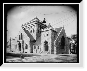 Historic Framed Print, St. John's Episcopal Church, Knoxville, Tenn.,  17-7/8" x 21-7/8"