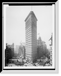 Historic Framed Print, Flat-Iron [i.e. Flatiron] Building, New York, N.Y.,  17-7/8" x 21-7/8"
