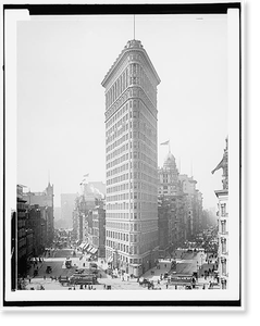 Vintage Building Photo - New York City - Flat-Iron Flatiron Building (2)