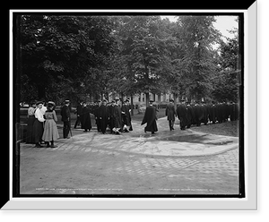 Historic Framed Print, Senior parade, commencement day, University of Michigan - 2,  17-7/8" x 21-7/8"