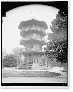 Vintage Landscape - Baltimore, Maryland - Observatory, Patterson Park