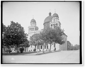 Vintage Photo Print - Baltimore, Maryland - Oheb Shalom Temple