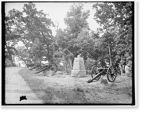Vintage Photo Print - Summit of Culp's Hill, Gettysburg