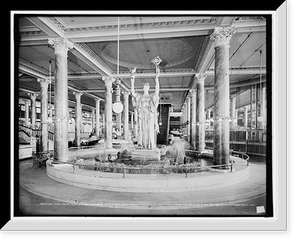 Antique Photo Print - New York City - The Fountain, Seigel Siegel