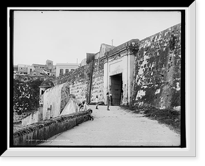 San Juan gate, San Juan, P.R, Vintage Poster