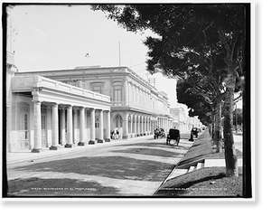 Vintage Photo Print - Residences on El Prada Prado, Havana