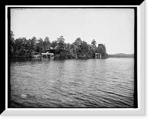 Whitelaw Reid's Camp Wild Air in the Adirondacks, Antique Print