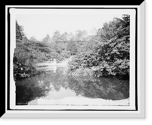 Historic Framed Print, Vale Cashmere, Prospect Park, Brooklyn, N.Y.,  17-7/8" x 21-7/8"