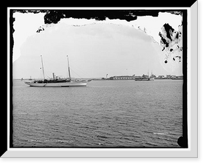 Historic Framed Print, Fort Constitution, Portsmouth [i.e. New Castle], N.H.,  17-7/8" x 21-7/8"