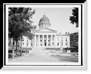 Historic Framed Print, State Capitol, Montpelier, Vt.,  17-7/8" x 21-7/8"