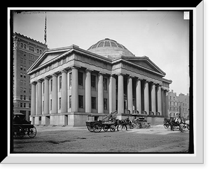 Historic Framed Print, Custom House, Boston, Mass. - 2,  17-7/8" x 21-7/8"