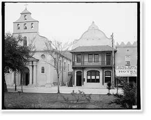 Antique Architecture - St. Augustine, Florida - The Cathedral and First