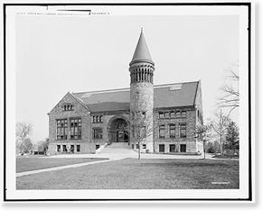 Vintage Building Photo - Columbus - Orton Hall Library