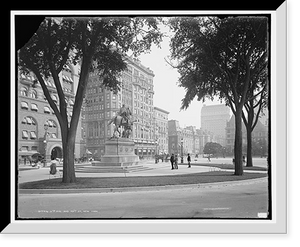 Historic Framed Print, 5th Ave. and 59th St., New York,  17-7/8" x 21-7/8"