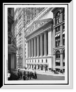 New York Stock Exchange, N.Y, Vintage Wall Art