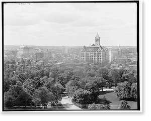 Historic Photo Print - Washington, DC - North from the Smithsonian