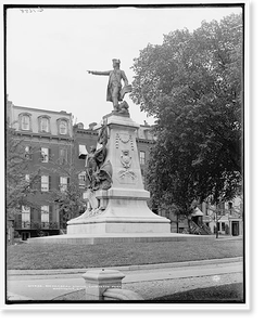 Historic Street Photo - Washington, DC - Rochambeau statue (1)