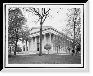 Historic Framed Print, Main building, Girard College, Philadelphia, Pa.,  17-7/8" x 21-7/8"