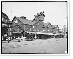 Historic Landscape - Coney Island - The Great Coal Mine, N.Y