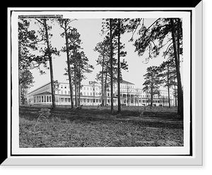 Historic Framed Print, Park in the Pines, Aiken, S.C.,  17-7/8" x 21-7/8"