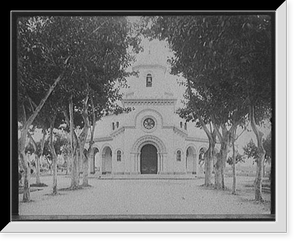 Chapel in Colon Cathedral, Havana, Cuba, Antique Print