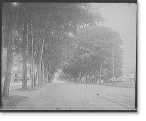 Vintage Street Scene - Lake George - Main Canada Street, N.Y