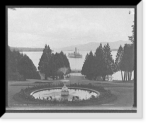 Vintage Building Photo - Lake George - Lake from the piazza