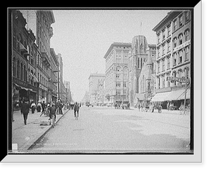 Historic Framed Print, South Salina Street, Syracuse, N.Y.,  17-7/8" x 21-7/8"