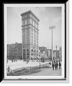 Historic Framed Print, Conover Building, Dayton, O[hio],  17-7/8" x 21-7/8"