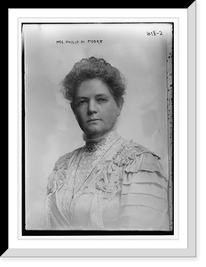 Historic Framed Print, Mrs. Philip N. Moore,  17-7/8" x 21-7/8"