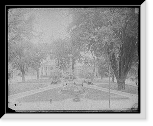 Historic Framed Print, Court Square, Springfield, Mass.,  17-7/8" x 21-7/8"