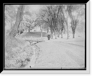 Historic Framed Print, View in the cemetery, Springfield, Mass.,  17-7/8" x 21-7/8"