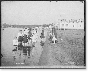 Historic Landscape - St. Paul, Minnesota - Paddlers at Wildwood