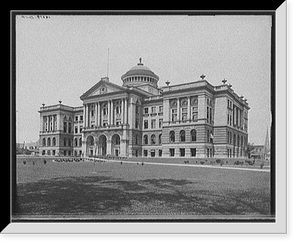 Historic Framed Print, Court House, Toledo, O[hio],  17-7/8" x 21-7/8"