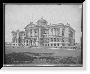 Historic Framed Print, Court House, Toledo, O[hio] - 2,  17-7/8" x 21-7/8"