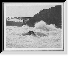 Historic Framed Print, Whirlpool Rapids, Niagara Falls, N.Y.,  17-7/8" x 21-7/8"