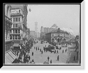 Historic Framed Print, Herald Square, New York City - 3,  17-7/8" x 21-7/8"