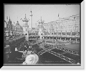 Historic Framed Print, In Luna Park, Coney Island, N.Y.,  17-7/8" x 21-7/8"