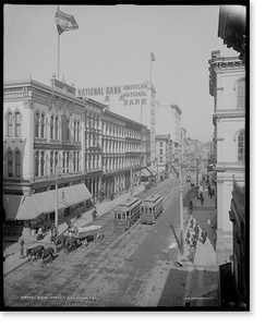 Historic Street Photo - Richmond, Virginia - Main Street