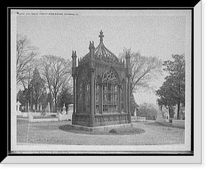 Historic Framed Print, Hollywood, tomb of James Monroe, Richmond, Va.,  17-7/8" x 21-7/8"