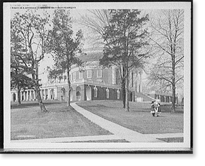 Vintage Building Photo - N.E. approach to Rotunda