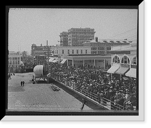 Historic Framed Print, The Boardwalk parade, Atlantic City, N.J.,  17-7/8" x 21-7/8"