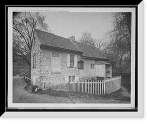 Old home of David Rittenhouse, Fairmount Park, Philadelphia, Pa, Historic Reproduction