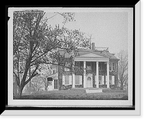 Historic Framed Print, Logan [i.e. Loudoun] House, Philadelphia, Pa.,  17-7/8" x 21-7/8"