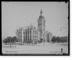Historic Architecture - Buffalo - City Hall, N.Y - Antique Wall Decor Print
