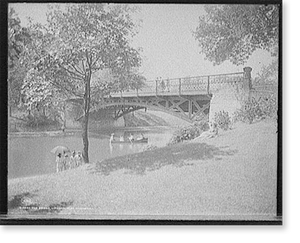 Vintage Landscape - Chicago, Illinois - The Bridge, Lincoln Park