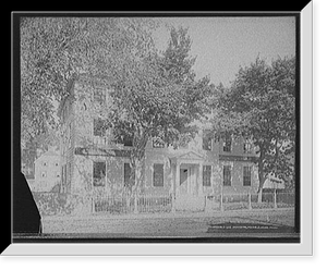 Old Colonel William Lee mansion, Marblehead, Mass, Historic Print