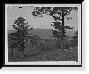 Historic Framed Print, Berkshire Hills, looking north from Lenox, Mass.,  17-7/8" x 21-7/8"