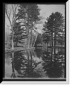 Historic Framed Print, A View near Pittsfield, Mass.,  17-7/8" x 21-7/8"