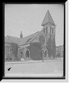 Historic Framed Print, First Unitarian Church, damaged by earthquake, San Francisco, Cal.,  17-7/8" x 21-7/8"